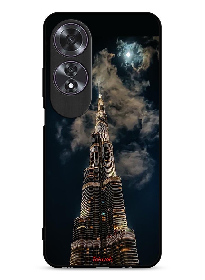 Tolwak Oppo A60 Protective Case Cover Burj Khalifa In Night - Image 1