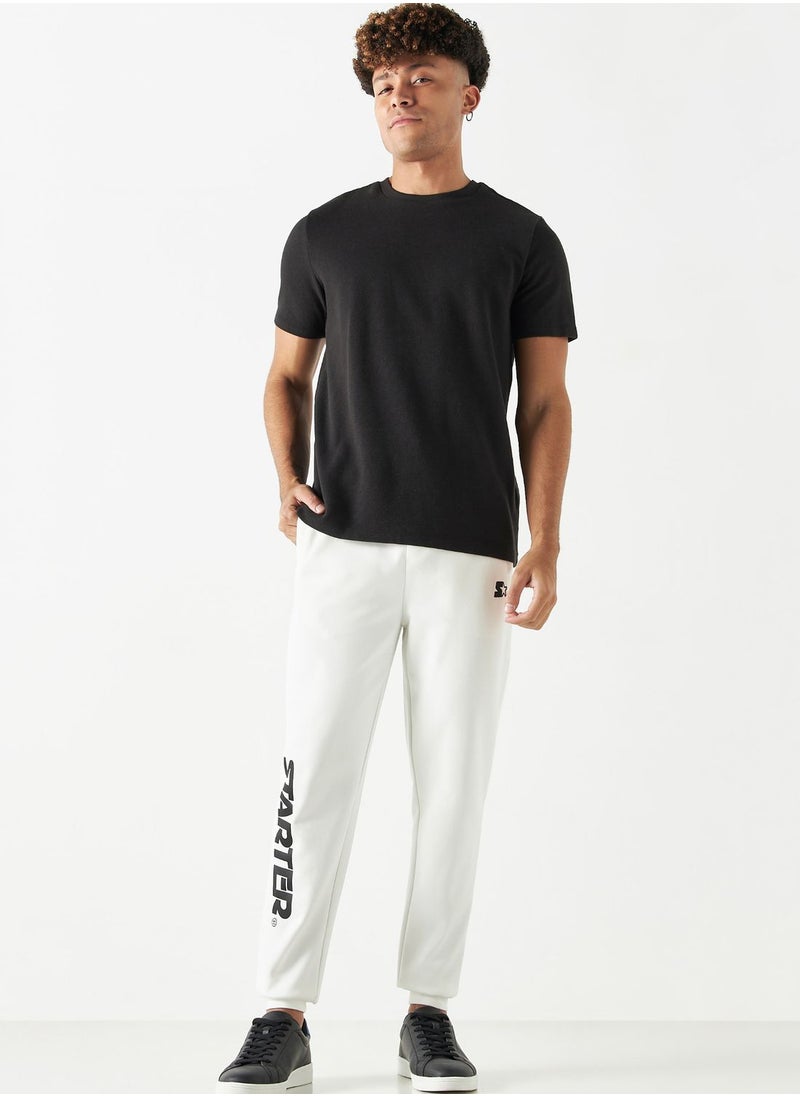 STARTER - Slogan Elasticated Sweatpants - Image 1