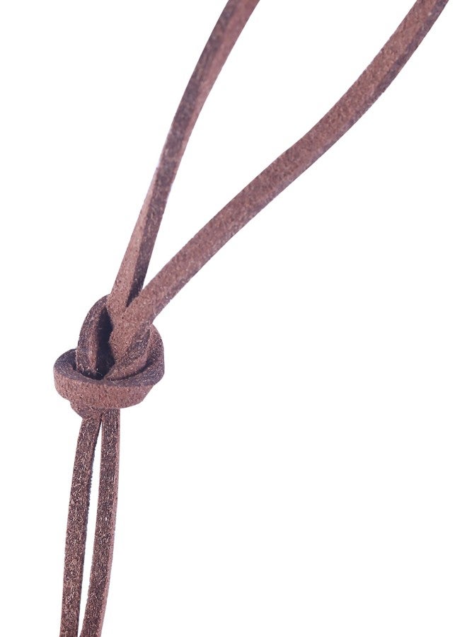 KONMAY 2 Rolls Faux Leather Cord, 100 Yards Black and Brown Suede Leather String Lace for Making of Necklaces, Bracelets,Jewellery,Beading,Gift Wrapping,Crafting,Dreamcatcher - Image 5