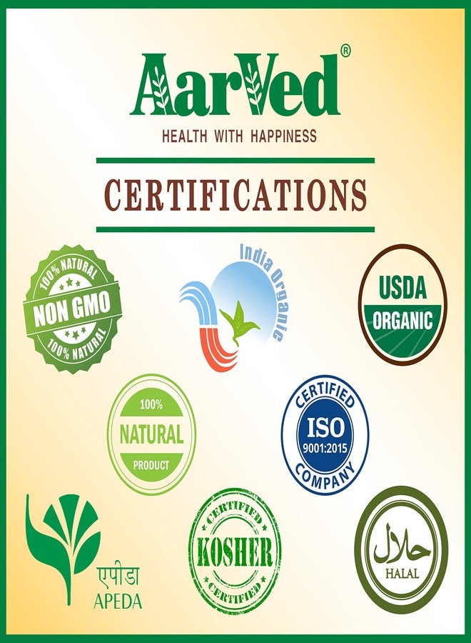 AarVed Bhringraj Powder for Hair Growth (150g, Pack of 1) Pure Ayurvedic Herb No Parabens, No Gluten & No Additive- Internationally Certified - Image 5