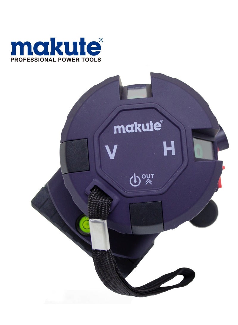makute 3 Line Green Laser Level, with 2 Batteries, ISO 9001 Quality Certificate - Image 4