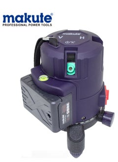 makute 3 Line Green Laser Level, with 2 Batteries, ISO 9001 Quality Certificate  - Image 5