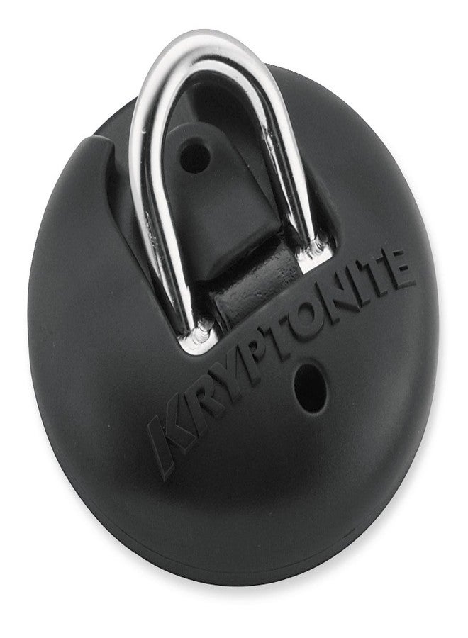 Kryptonite Stronghold Anchor, Permanent Indoor Outdoor Bike Locking Point, Heavy Duty Anti-Theft Ground Anchor for Bicycles E-Bikes Scooters, 6.10 lb Steel Security Mount - Image 1