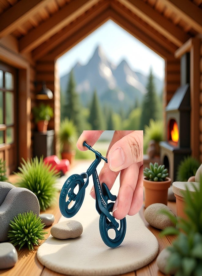 GOUDOGEDC Mini Finger Mountain Bike, Desktop Decoration Cycling Figure, Random Colour, Small Mountain Cycling Figure Finger Playing - Image 4