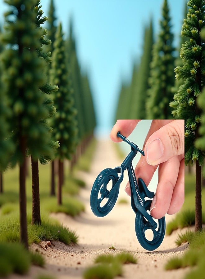GOUDOGEDC Mini Finger Mountain Bike, Desktop Decoration Cycling Figure, Random Colour, Small Mountain Cycling Figure Finger Playing - Image 3