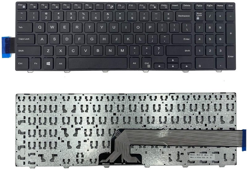 WISTAR Laptop Keyboard Compatible for Dell Inspiron 15 3000 5000 3541 3542 3543 5542 3550 5545 5547 3551 3552 3559 3565 3567 3551 3558 5566 5748 Laptop Keyboard (Non-Backlit Keyboard) - Image 2