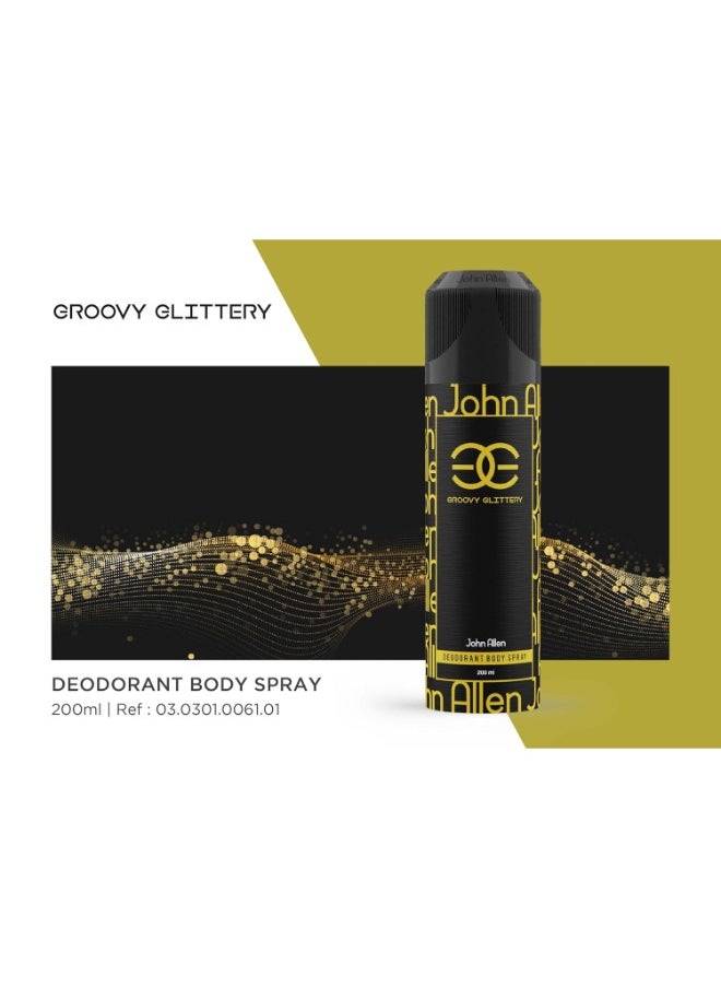 John Allen GG Groovy Glittery Deodorant Body Spray - 200ml  - Image 2