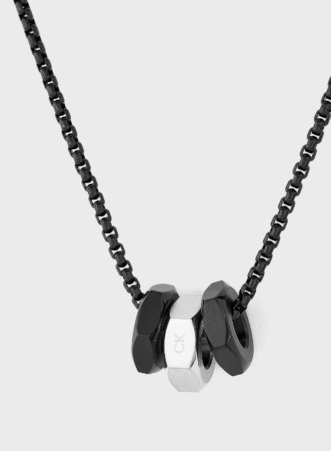 CALVIN KLEIN Pendant with chain Stainless steel - Image 3