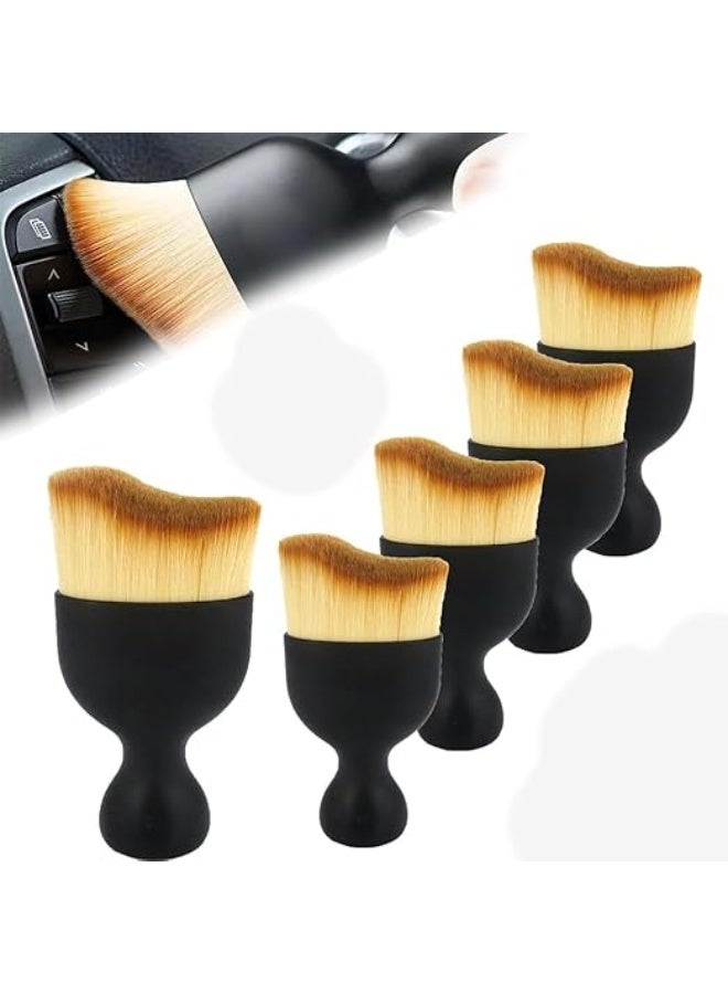 3 قطع من فرشاة تنظيف داخلية للسيارة مع غطاء فرش تفصيل السيارة فرشاة إزالة الشعر الداخلي الناعم للسيارة فرشاة تنظيف السيارة فرشاة تنظيف السيارة أداة تنظيف داخلية للسيارة - Image 1