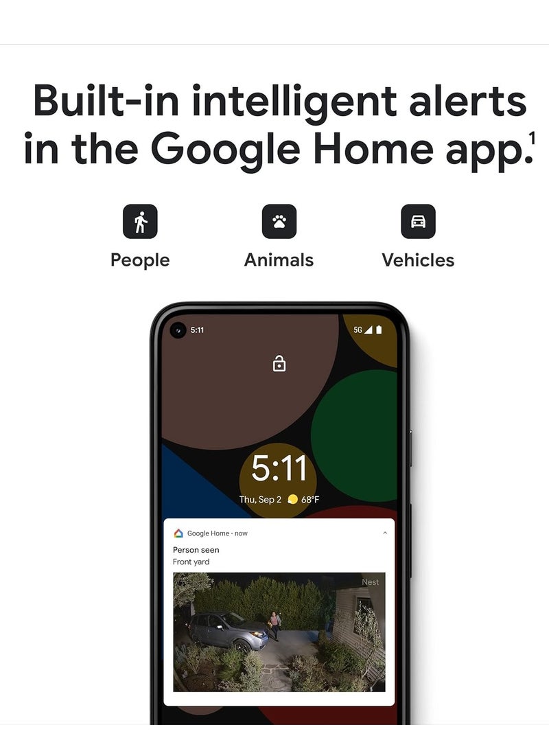 Google Nest Cam with Floodlight - Outdoor Camera - Floodlight Security Camera - Image 2