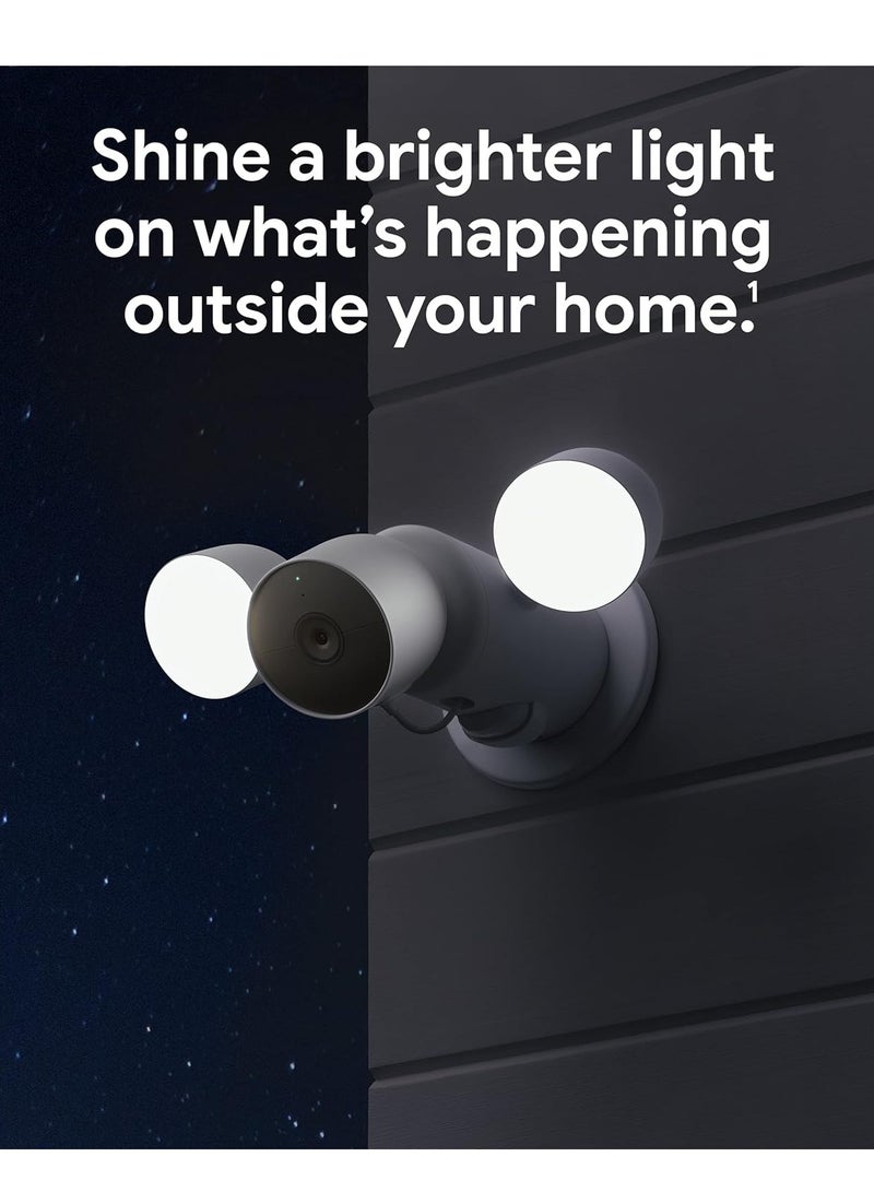 Google Nest Cam with Floodlight - Outdoor Camera - Floodlight Security Camera - Image 3