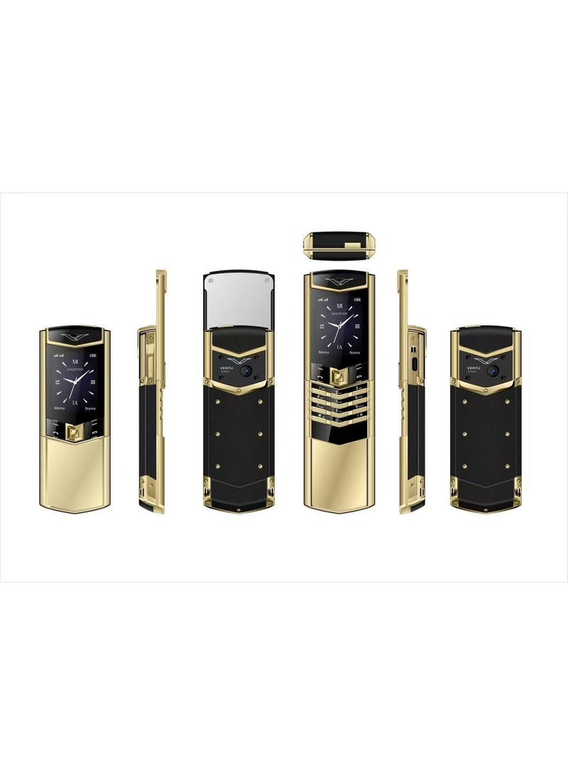 Hope V888 Pro Dual SIM Mobile Phone, 1500mAh, 2G Network, MP3 Player, Bluetooth, Radio, Social Media, Gold - Image 5