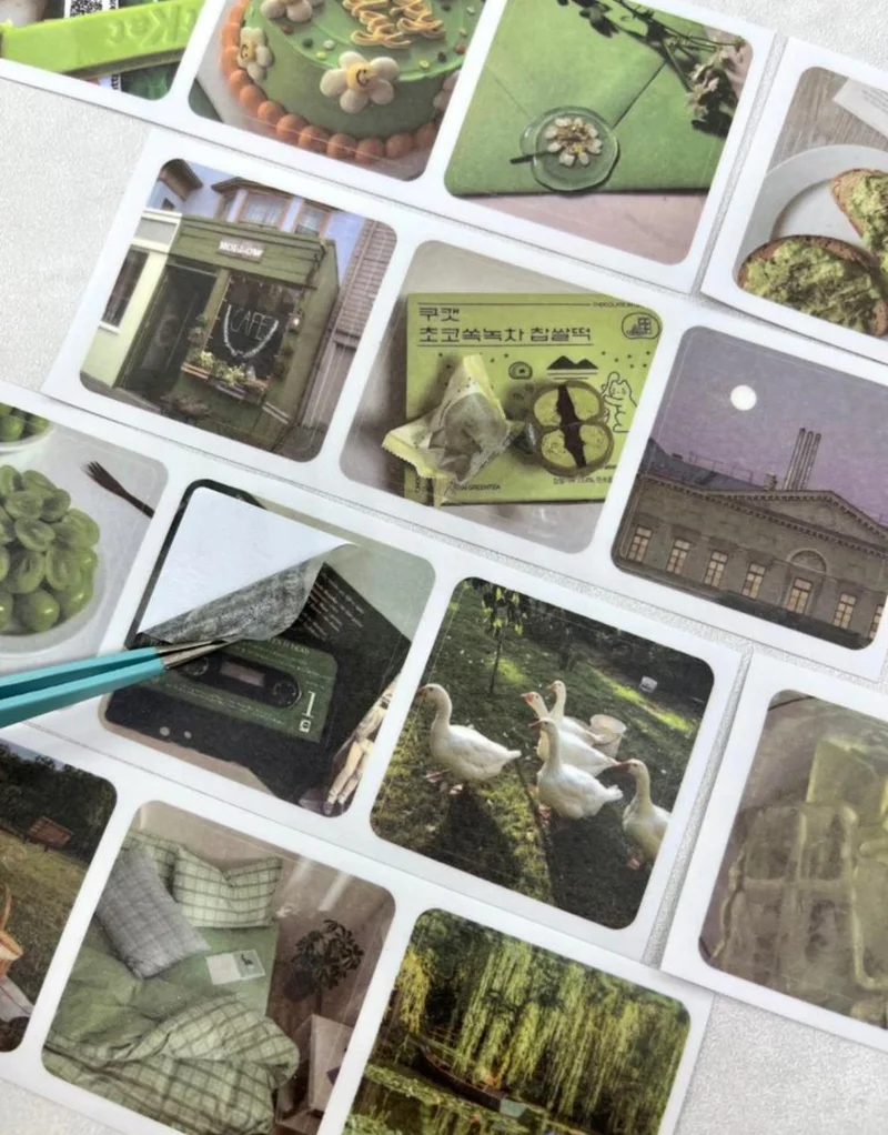 Kağıt Gemi Dükkan Waiting For You Green Notebook Sticker / Decal / Bullet Journal / Notebook Decoration / Scrapbook