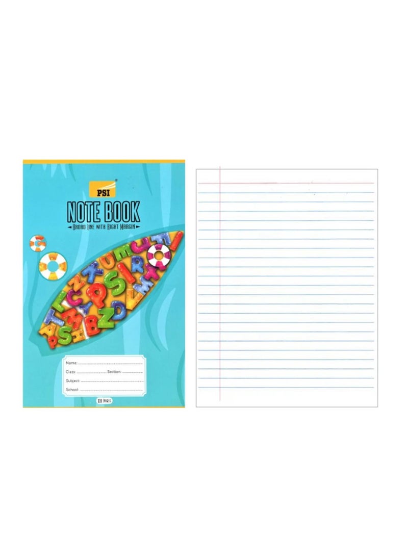 Psi 4-Piece Single Line Exercise Notebook 120 Pages  - Image 2