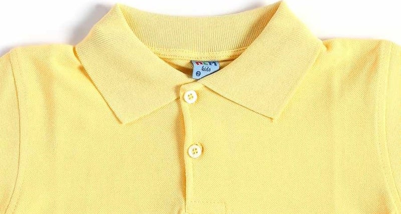 Alm Yellow Short Sleeve Kids School Lakos T-Shirt - 80238-006  - Image 3
