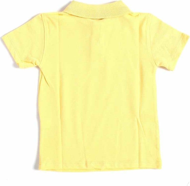 Alm Yellow Short Sleeve Kids School Lakos T-Shirt - 80238-006  - Image 2