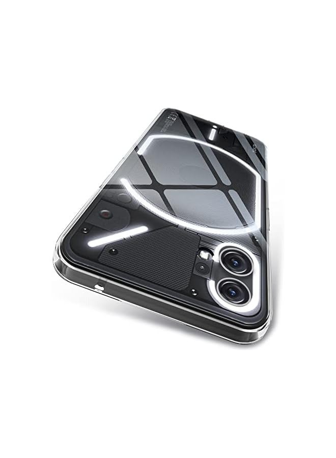 X-level Compatible Nothing Phone 1 Case Clear Slim Fit Ultra-Thin Soft TPU Anti-Slip Grip Phone Cases Lightweight Anti-Scratch Back Cover Grip - Image 1