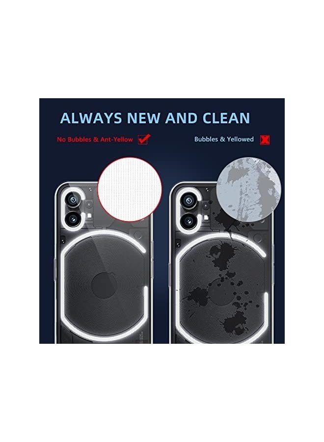 X-level Compatible Nothing Phone 1 Case Clear Slim Fit Ultra-Thin Soft TPU Anti-Slip Grip Phone Cases Lightweight Anti-Scratch Back Cover Grip - Image 3