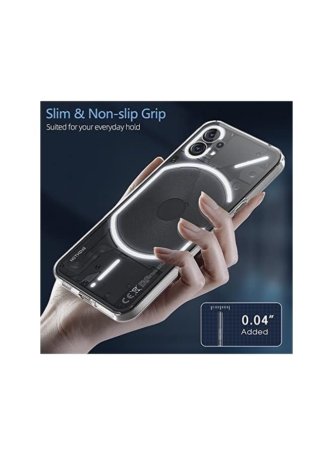 X-level Compatible Nothing Phone 1 Case Clear Slim Fit Ultra-Thin Soft TPU Anti-Slip Grip Phone Cases Lightweight Anti-Scratch Back Cover Grip - Image 5