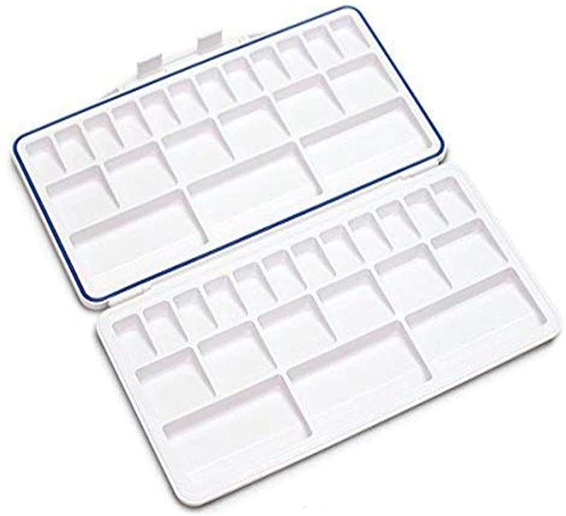 KABEER ART Air Tight Folding Colour Mixing Palette - 21 Paint Well - Image 5