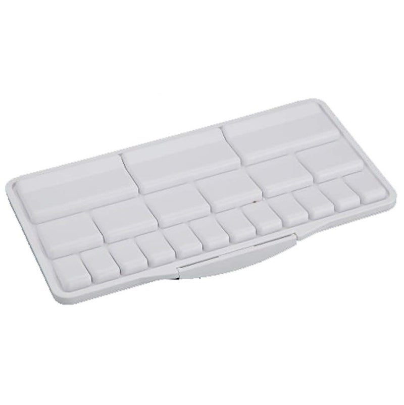 KABEER ART Air Tight Folding Colour Mixing Palette - 21 Paint Well - Image 2