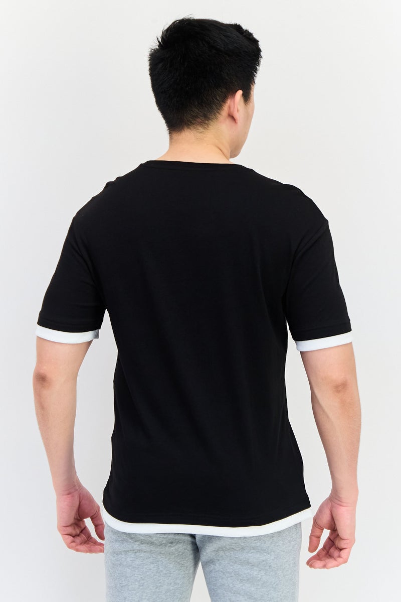 PUMA Men Sportswear Fit Brand Logo Outdoor T-Shirt, Black - Image 3