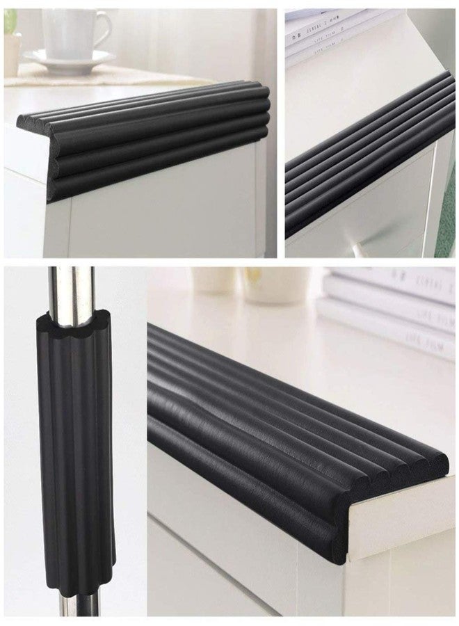 DANSR Child Safety Corner Protectors - Premium Corner Guards for Baby Proofing and Toddler Safety - Adhesive Edge Guards - Furniture Corner Cushions for Corner Bumpers for Baby Safety- 2 Meter-Black - Image 2