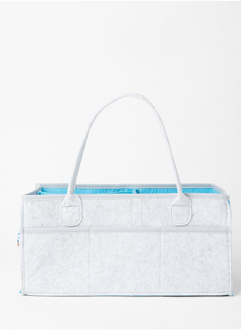 Generic Baby Diaper Caddy Organizer Nursery Storage Bin Car Organizer for Diapers Changing Table Organizer Basket Shower storage Gift Portable Diaper Storage Basket  - Image 1