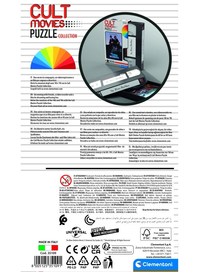 Clementoni Puzzle The Blues Brothers-Cult Movie 500pcs - Image 3