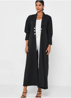 Khizana Embroidered Detail Abaya With Sheila  - Image 1