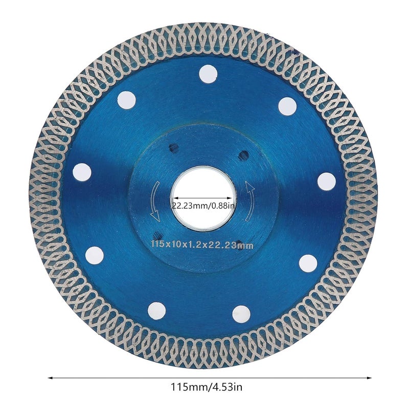 115mm Saw, Fast Cutting Dry Wet Use for Granite Marble Concrete for Angle Grinder Polishing Machine - Image 2