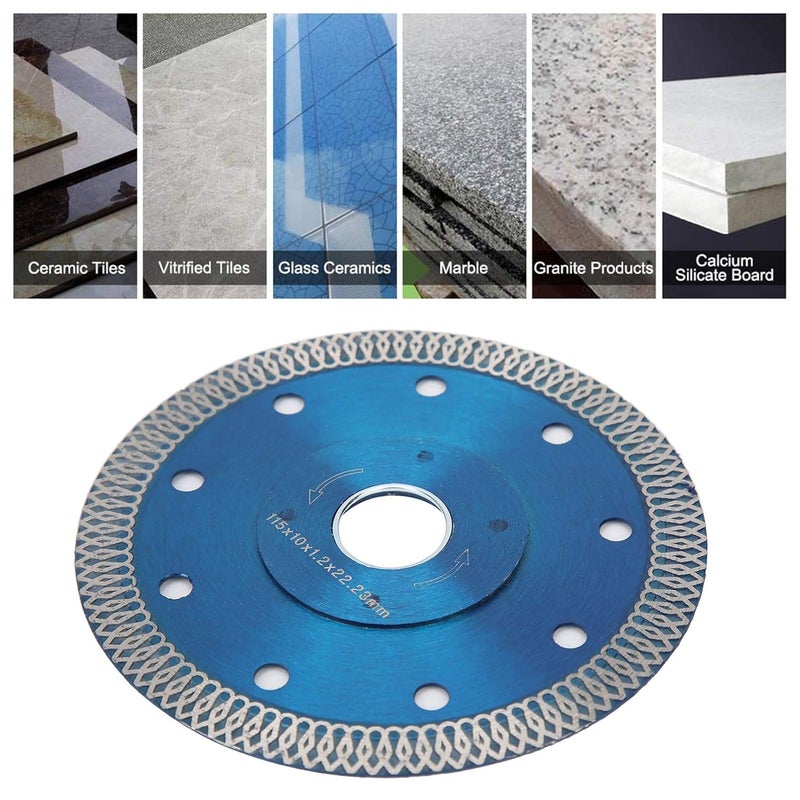 115mm Saw, Fast Cutting Dry Wet Use for Granite Marble Concrete for Angle Grinder Polishing Machine - Image 5