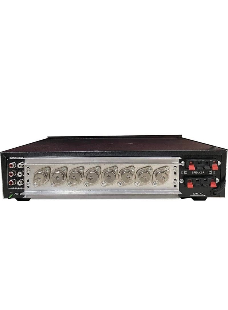 Tech-Lobby ® Sterio Sound 5500 watt p.m.p.o Amplifier with Recording,Echo MIC, New Feature USB,AUX,MIC,BLUTHOOTH,AV,2RC-Build in BLUTHOOTH with 8 Transistor 4 Channel Circuit Power AV Amplifier - Image 3