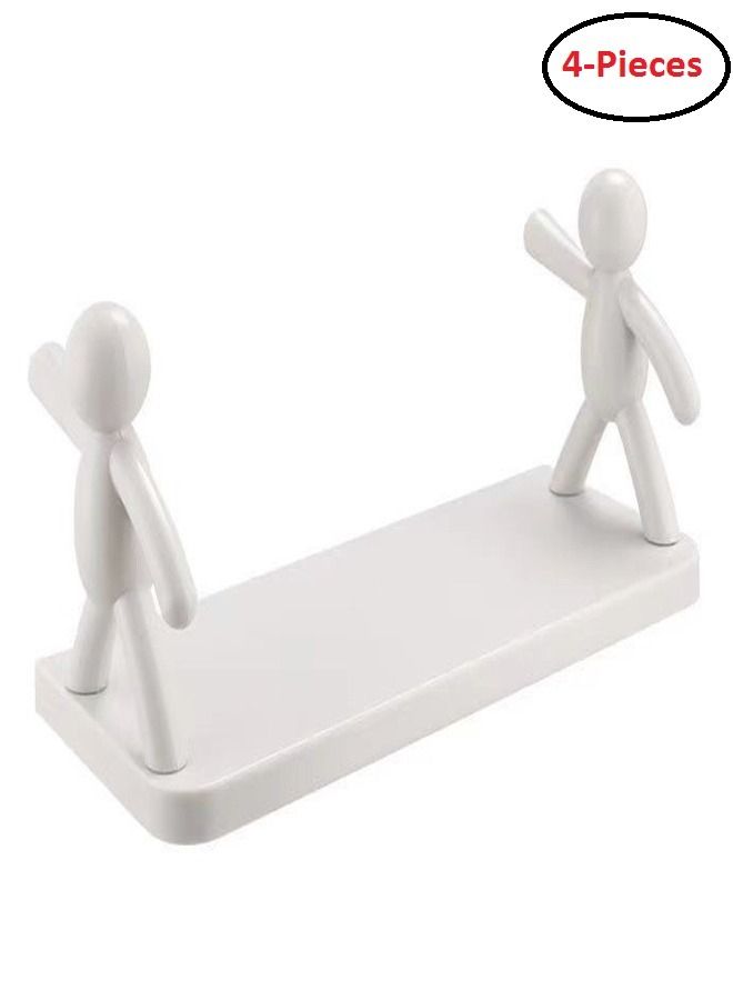 fashionhome 4 Pieces New Design Multi Purpose Wall Mounted Storage Rack - Image 1