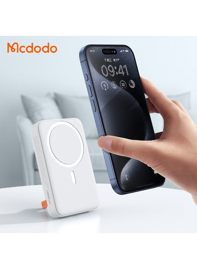 مكدودو بنك طاقة لاسلكي مغناطيسي مدمج بسعة 10000 مللي أمبير وقوة 20 واط - Image 3