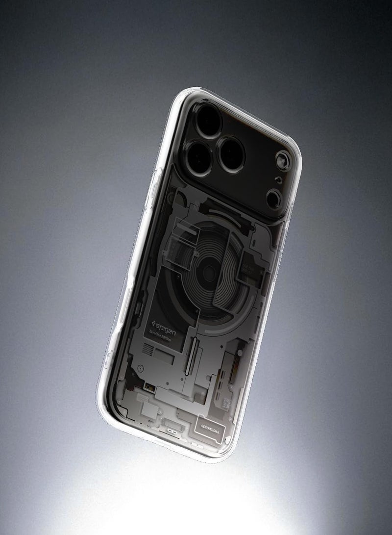 Spigen غطاء حماية Ultra Hybrid MagFit لجهاز iPhone 17 Pro Max مع MagSafe (2025) - زيرو وان تيتانيوم طبيعي - Image 3