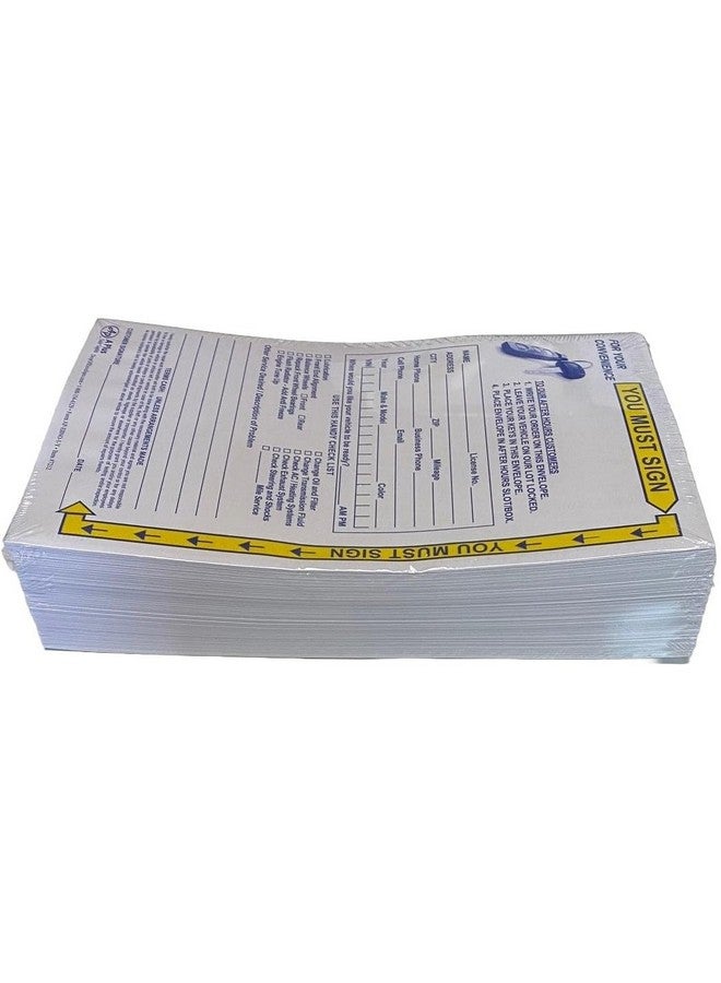 A PLUS Drop Off Envelope Key Drop Envelope With Yellow Highlights Ebno1Y (W1) (100 Qty.) - Image 5