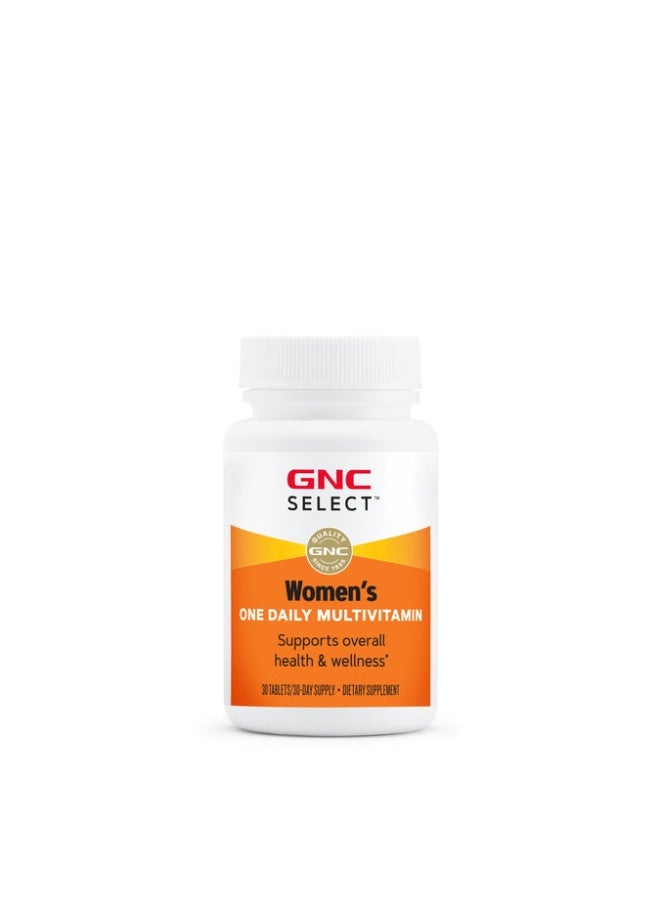 GNC Select Women'S One Daily Multivitamin 30 Tablets  - Image 1