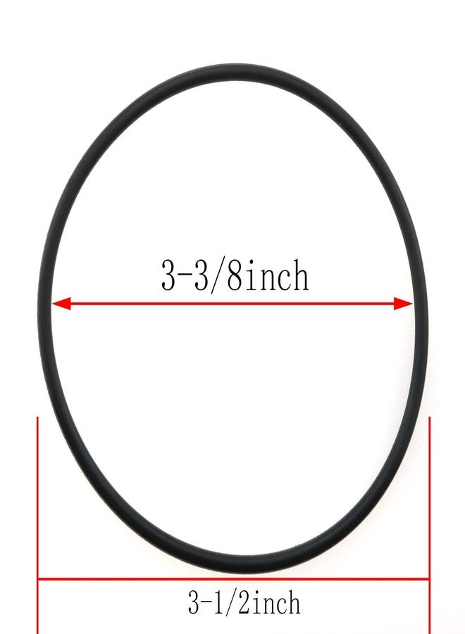 DGBRSM 3pcs O-Ring for Water Filter Housings, Diameter 3.5inch O.D. Black O-Ring - Image 2