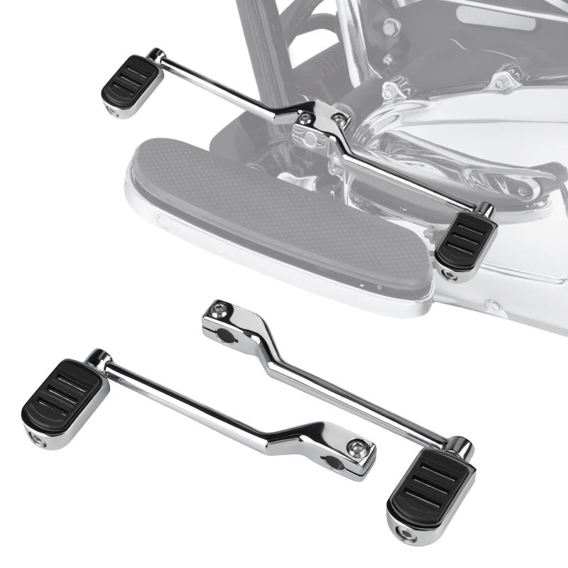 SKYJDM Heel Toe Shift Pegs Front and Rear Shifter Levers Pedals Compatible with Harley Davidson 19862017 FL Softail 1988Up Road King Street Electra Road Glide Ultra Limited 2008Up Trike Models