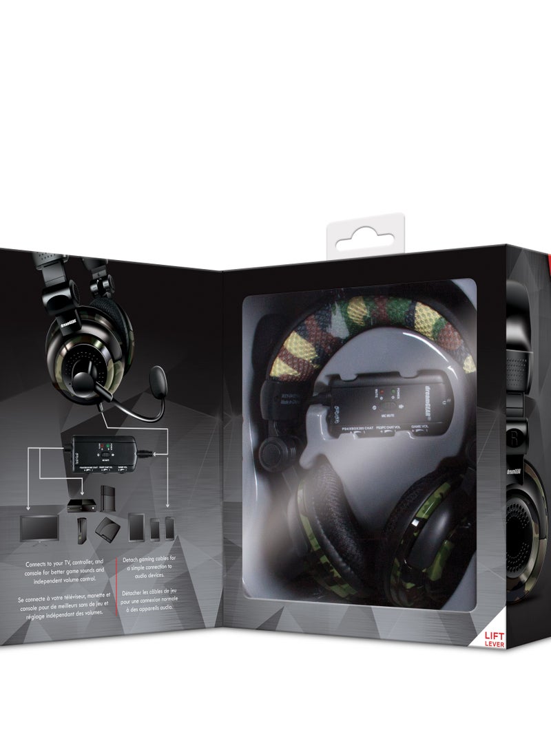 dreamGEAR - dreamGEAR Universal Amplified Gaming Headset For PS5/PS4/XBOX ONE/Nintendo Switch And PC - Image 1
