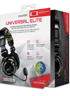 dreamGEAR Universal Amplified Gaming Headset For PS5/PS4/XBOX ONE/Nintendo Switch And PC
