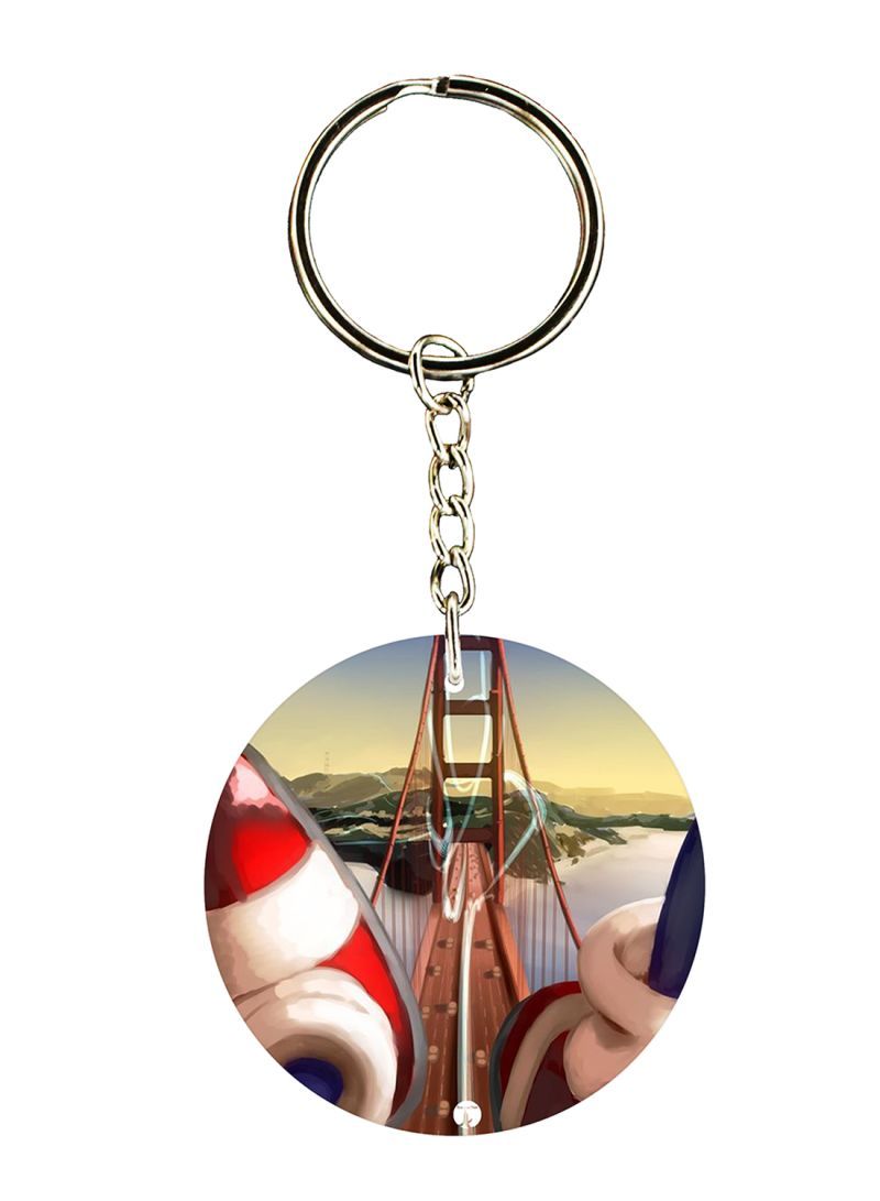 RKN Sonic Printed Keychain