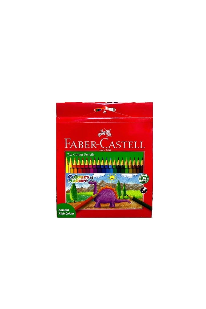 FABER-CASTELL 24-Piece Colour Pencils Colors Of Nature Multicolour - Image 1
