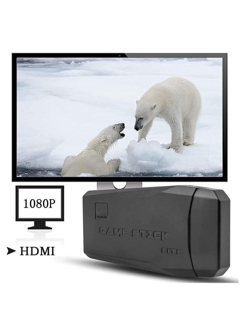 Gravity Wireless HDMI High-Definition Game Console,Built-in 10000+ Games with Hidden USB Flash Drive Design ,Plug and Play Video Game Stick,Supports 9 emulators, 64G - Image 2