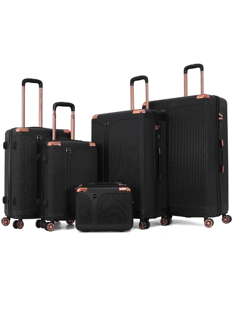 Hardside Luggage Trolley Bag 5 Pcs Set - Image 1