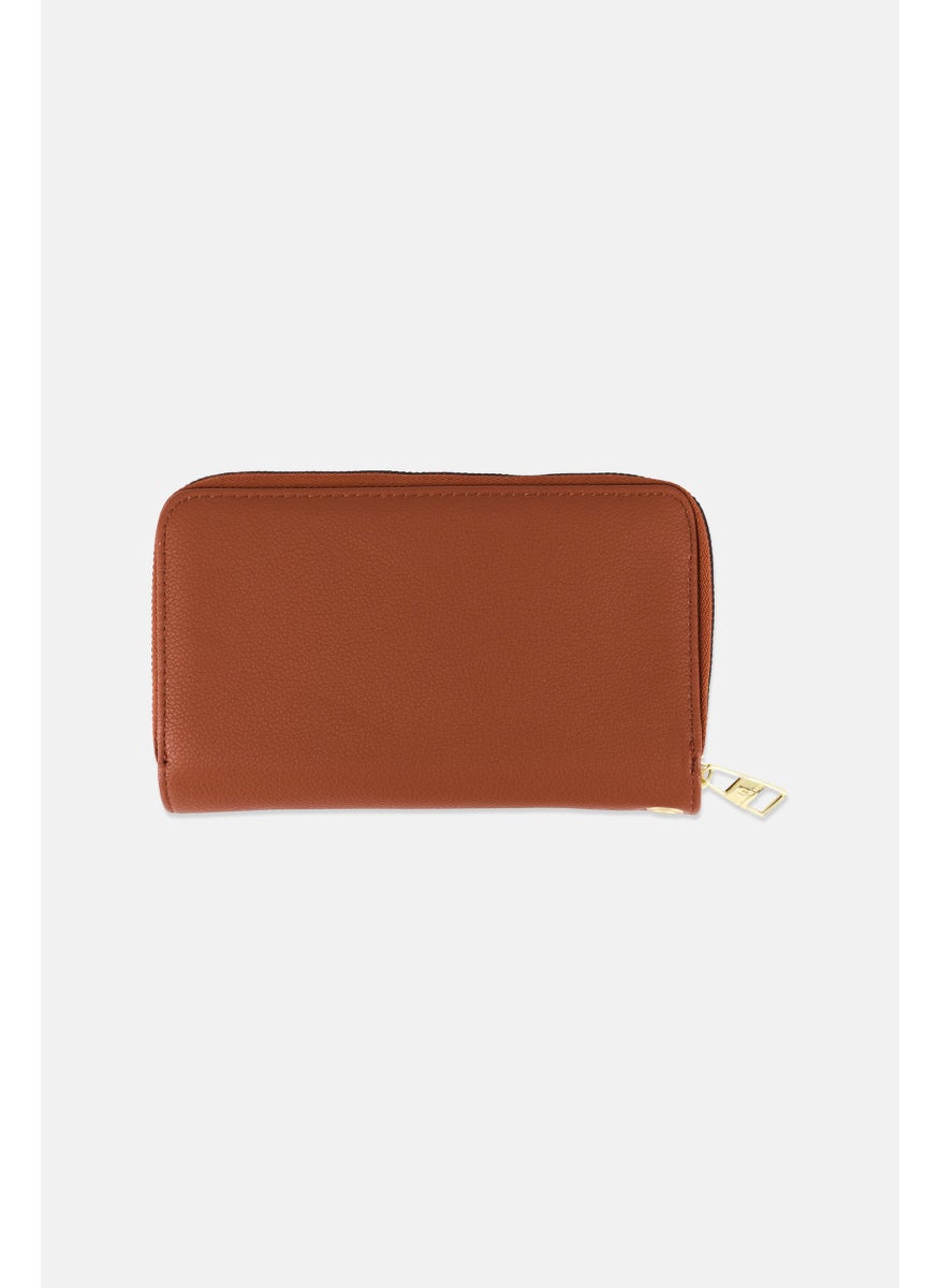 London Fog - Women Brand Logo Wallet 11 H x 18 L x 2 W cm, Brown - Image 1