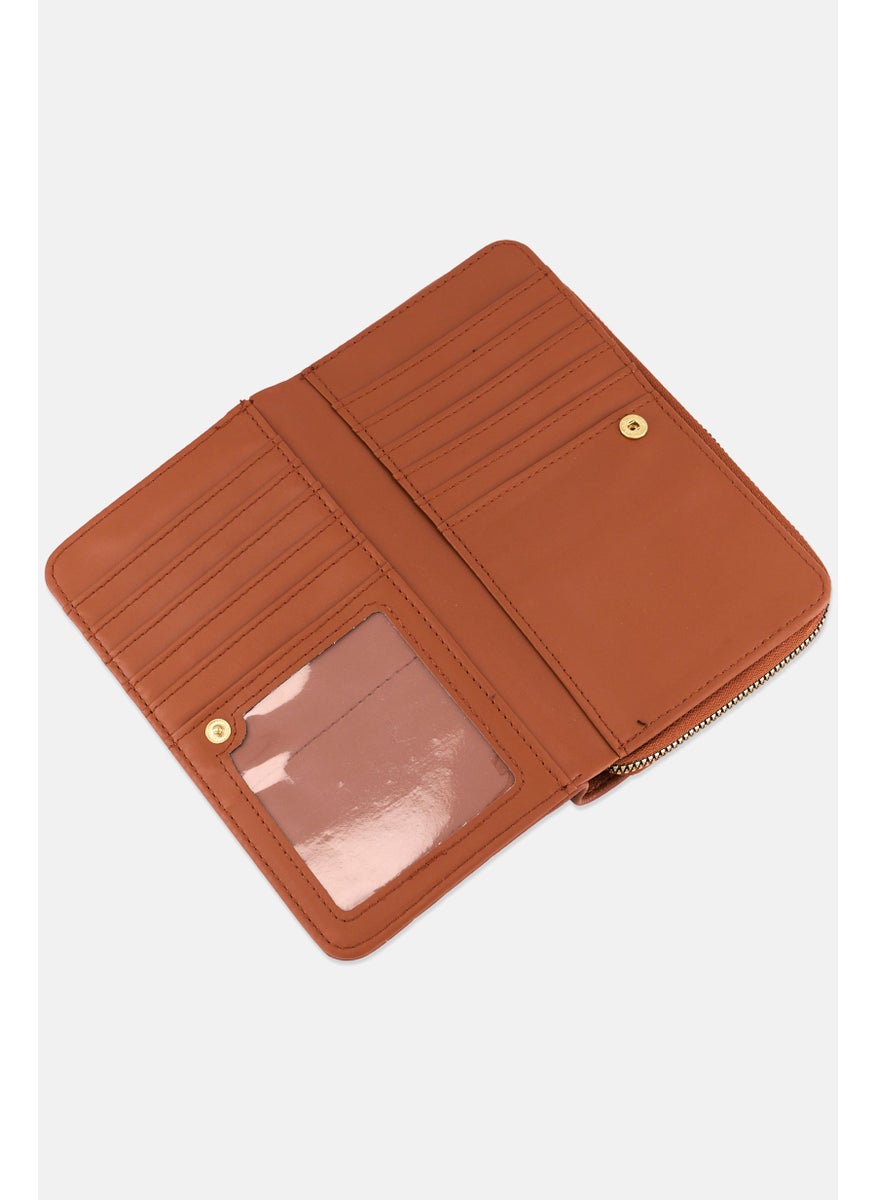 London Fog - Women Brand Logo Wallet 11 H x 18 L x 2 W cm, Brown - Image 1