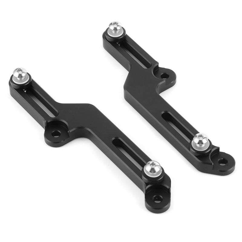 Motorcycle Windshield Adjusters Kit: CNC 6061 T6 Aluminum, Infinitely 12-52mm Height Adjustable, Anti-Corrosion - Noise Reducing Windscreen Risers for Honda CB500X 2017-2020 Adventure & Touring Bikes - Image 5