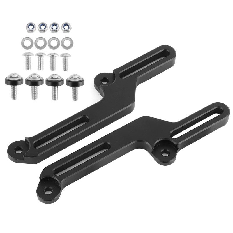 Motorcycle Windshield Adjusters Kit: CNC 6061 T6 Aluminum, Infinitely 12-52mm Height Adjustable, Anti-Corrosion - Noise Reducing Windscreen Risers for Honda CB500X 2017-2020 Adventure & Touring Bikes - Image 2